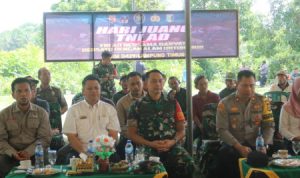Peringati HJK ke-78, Kodim 0429/Lamtim Tanam Pohon dan Bersihkan Pasar