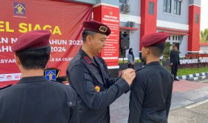 Menjelang Natal dan Tahun Baru 2023-2024, Lapas Cilegon Gelar Apel Kesiapsiagaan Nataru