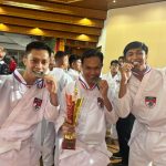 Tiga Kesatria Lapas Cilegon Naik Podium Dalan Laga Kejuaraan Kempo Antar graha FKI UPT 2023