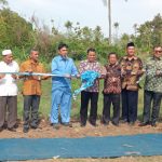 Wakil Walikota Cilegon Meresmikan Lampu Penerangan Jalan Umum Tenaga : Dengan Pemotongan Pita