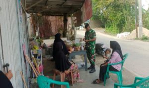 Babinsa Koramil 2302/Bojonegara, Puan Ter Pendataan Harga Kelontongan