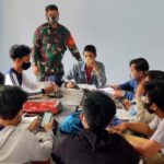 Babinsa Koramil 2301/Cilegon, Komsos Tata Cara Masuk TNI AD