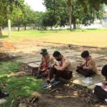 Babinsa Koramil 2304/Anyer, Bintahwil Belajar Nafigasi Darat