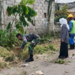 Babinsa Koramil 2301/Cilegon, Karbak Kebersihan Lingkungan