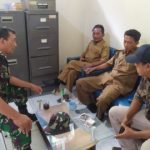 Babinsa Koramil 2301/Cilegon, Komsos Membahas Tentang Musim Penghujan