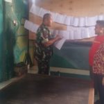 Babinsa Koramil 2307/Ciwandan, Puan Ter Pendataan Jumlah DPT