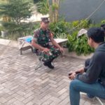 Babinsa Koramil 2307/Ciwandan, Komsos Membahas Tentang Pembangunan Poskamling