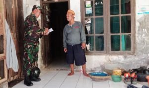 Babinsa Koramil 2304/Anyer, Puan Ter Pendataan Rawan Bencana