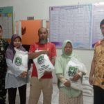 Babinsa Koramil 2303/Pulomerak, Puan Ter Pembagian Beras