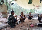 Babinsa Koramil 2305/Cinangka, Komsos   Membahas Tentang Kamtibmas