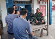 Babinsa Koramil 2307/Ciwandan, Komsos Membahas Tentang Pembangunan Poskamling