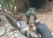 Babinsa Koramil 2306/Mancak, Karbak Pengecoran Jalan