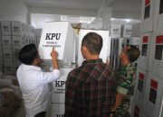 Menjelang Pemungutan Suara PJ Bupati Jeneponto Tinjau Kegudang Logistik