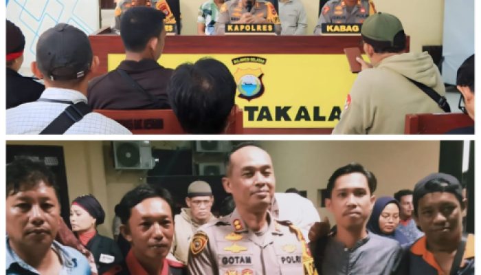 Tutup Tahun 2023, Polres Takalar Gelar Rilis Akhir Tahun