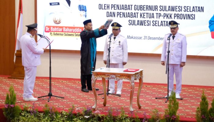 PJ Bupati Jeneponto Junaedi. B. S.Sos,. MH., Resmi Dilantik dan Pengambilan Sumpah Jabatan