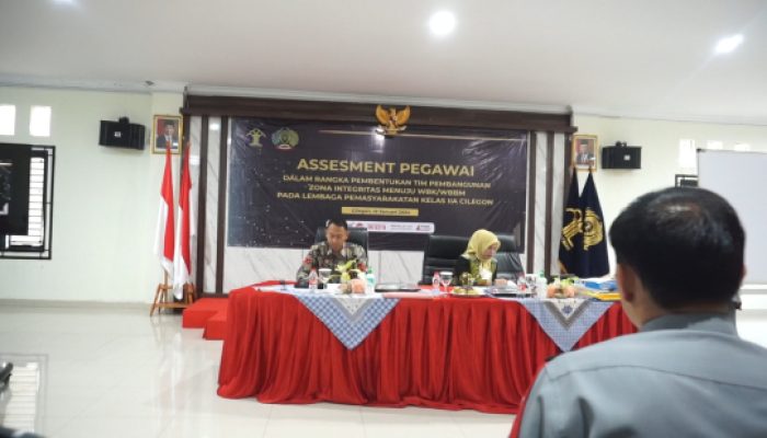 Wujudkan Tata Nilai Pasti Menuju WBK/WBM, Lapas Cilegon Gelar Assesment Pegawai