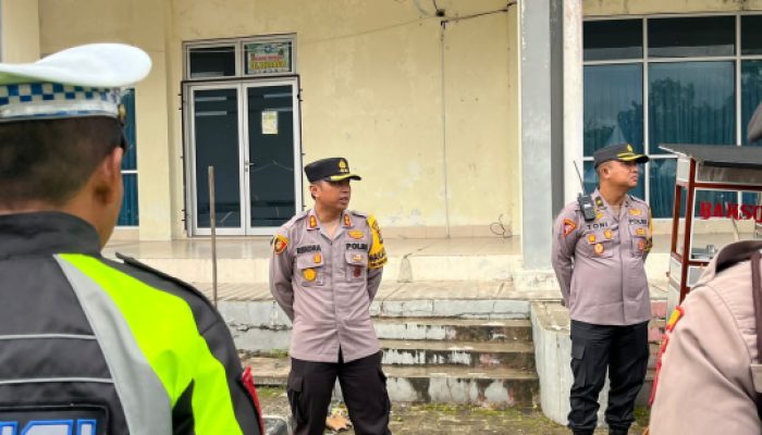 Polresta Pangkalpinang Gelar Apel Jelang Konser Jamrud