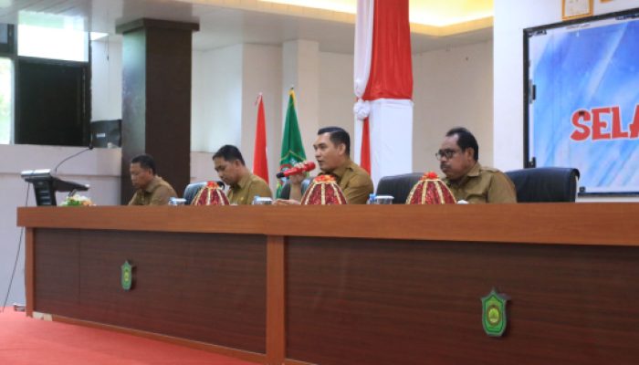 Sekda Pimpin Rapat Pembentukan Panitia HUT Takalar ke-64 Tahun 2024