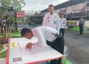 Implementasikan Prinsip Good Governance Lapas Cilegon Gelar Apel Janji Kinerja dan Penandatanganan Fakta Integritas