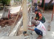 Babinsa Koramil 2304/Anyer, Karbak Pembuatan Pagar