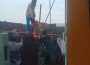 Babinsa Koramil 2307/Ciwandan, Karbak Pembangunan Rumah Warga