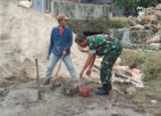 Babinsa Koramil 2307/Ciwandan, Karbak Pembangunan Rumah Warga