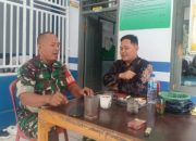 Babinsa Koramil 2307/Ciwandan, Komsos Membahas Tentang Pembangunan Poskamling