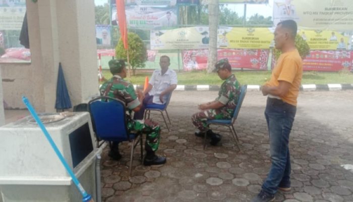Babinsa Koramil 2304/Anyar, Komsos Membahas Tentang Pengamanan Wilayah