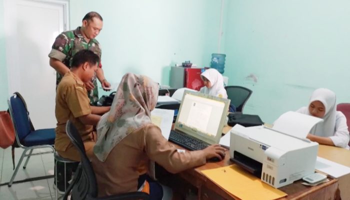 Babinsa Koramil 2304/Anyer, Puan Ter Pendataan Tempat Ibadah