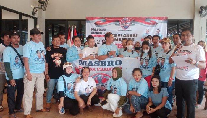Deklarasi Dukungan Koordinator MasBro Banten untuk Prabowo-Gibran : Menang Satu Putaran
