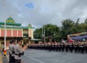 Polres Takalar Gelar Apel Pergeseran Pasukan Pengamanan TPS Pemilu 2024