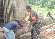 Babinsa Koramil 2307/Ciwandan, Karbak Pembangunan Drainase