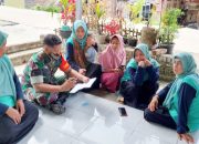 Babinsa Koramil 2306/Mancak, Puan Ter Pendataan Kegiatan Ibu-ibu PKK