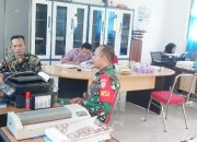 Babinsa Koramil 2306/Mancak, Komsos Membahas Keamanan Menjelang Pemilu