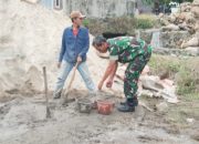 Babinsa Koramil 2307/Ciwandan, Karbak Pembangunan Rumah Warga