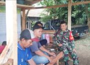 Babinsa Koramil 2304/Anyer, Karbak Membahas Tentang Kebersihan