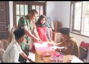 Babinsa Koramil 2306/Mancak, Puan Ter Pendataan Penerimaan PKH