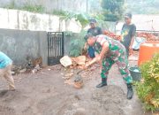 Babinsa Koramil 2302/Bojonegara, Karbak Pembuatan Rumah Warga