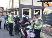 Hari Ketiga OKM 2024, Ditlantas Polda Babel Sasar Kelengkapan Kendaraan Personel Polda Babel