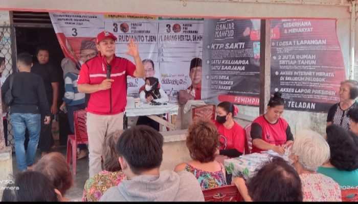 Jaga Kesehatan Masyarakat, PDI Perjuang Pangkalpinang Gelar Pelayanan Gratis