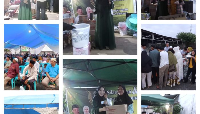 Antusiasme Masyarakat Penuh Kebahagiaan di Road Show Syukuran & Buka Puasa H.Hengky Yasin-Hj.Fadilah Fahriana