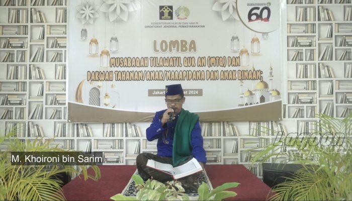 PERINGATI HBP KE-60 LAPAS CILEGON GELAR SELEKSI LOMBA MTQ & DA’I