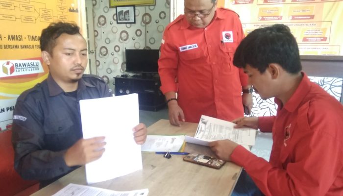 PDI Perjuangan Cilegon Laporkan Dugaan Pelanggaran Pemilu ke Bawaslu