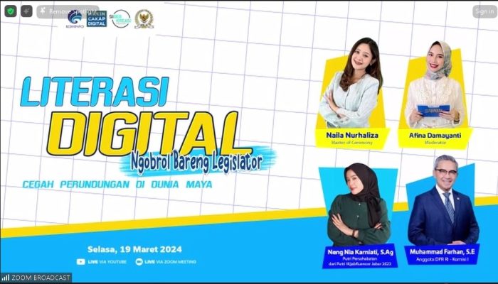 Ngobrol Bareng Legislator Bahas Cegah Perundungan di Dunia Maya