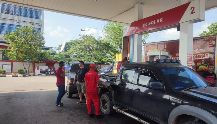 Antisipasi Kecurangan BBM, Polda Babel Rutin Lakukan Pengamanan dan Pengecekan ke SPBU
