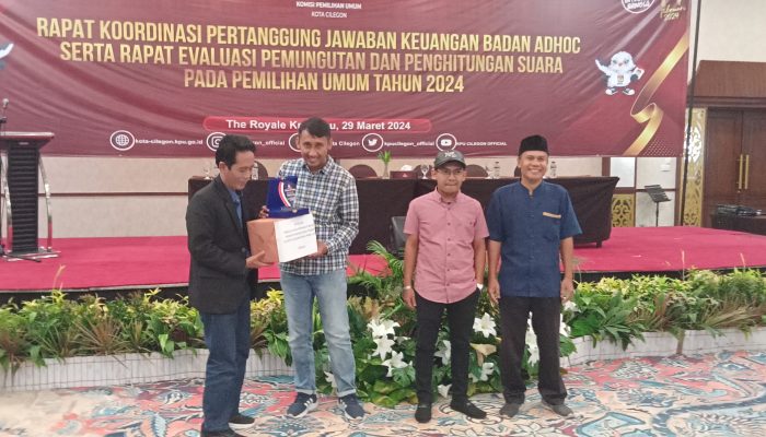 KPU Kota Cilegon Melaksanakan Rapat Koordinasi Pertanggung Jawaban Pemilu 2024