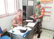 Babinsa Koramil 2304/Anyer, Puan Ter Pendataan Rawan Longsor