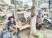 Babinsa Koramil 2304/Anyar, Komsos Membahas Ketertiban Berlalu Lintas
