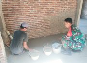 Babinsa Koramil 2303/Pulomerak, Karbak Pembangunan Rumah Warga