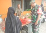 Babinsa Koramil 2301/Cilegon, Puan Ter Pendataaan Warga Penerima Sembako